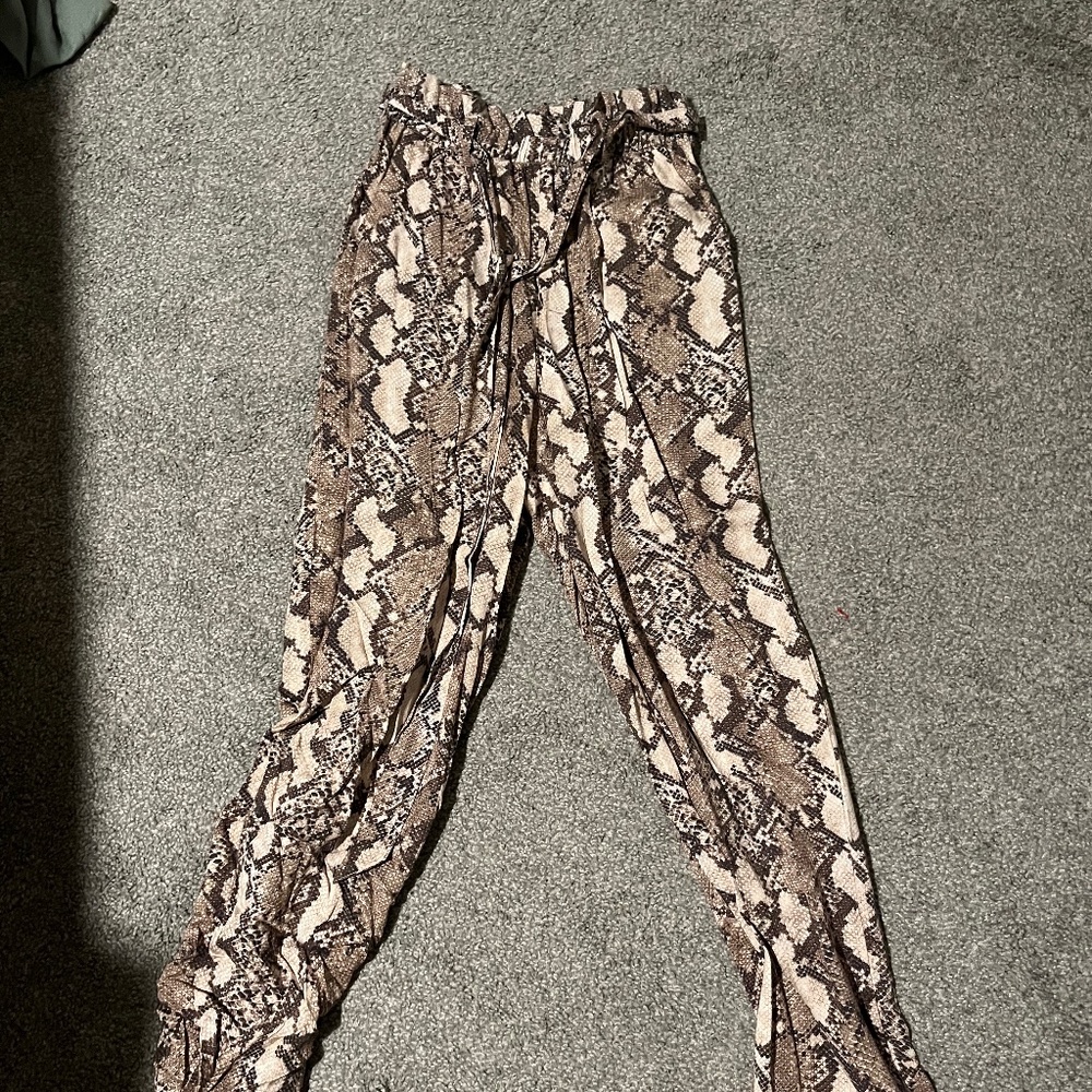 H & M Snake Print Pants